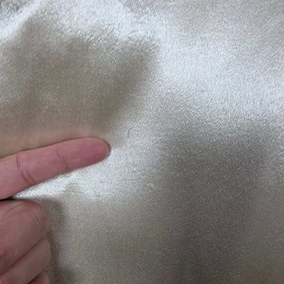 Free People Shirt Womens Size Medium Shooting For The Moon Button Down Satin - Picture 13 of 15